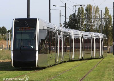 TRAMWAY DE TOURS, engazonnement de plateforme